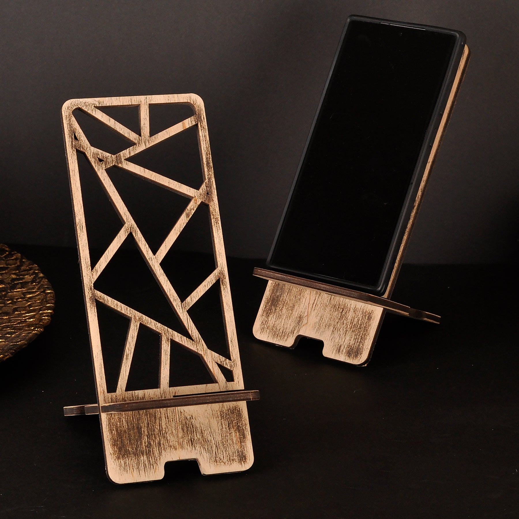 Дерев'яна підставка під телефон PT32_B